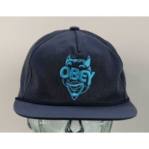 FUCT × Hook-Ups × Obey Vintage Obey Satan Snapback 6 Panel Skateboard Skatewear